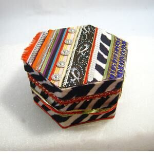 Keepsake Prayer Box for Mementos Photos Trinkets Jewelry Desk Items Potpourri